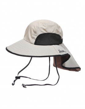 SunWay's Beige Wide Brim Hat