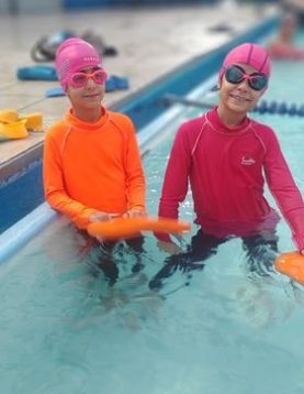 Thermal Swimwear for kids Cold water swimwear - Orange