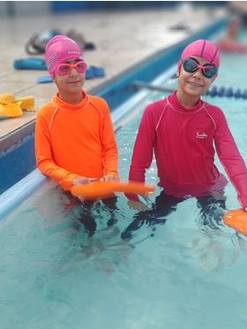 Thermal Swimwear for kids Cold water swimwear - Red