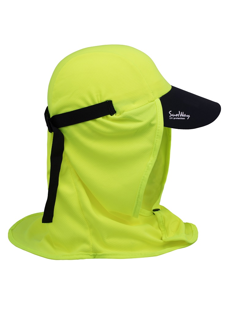 SunWay's UV Protective Hats: Adult Yellow Legionnaire