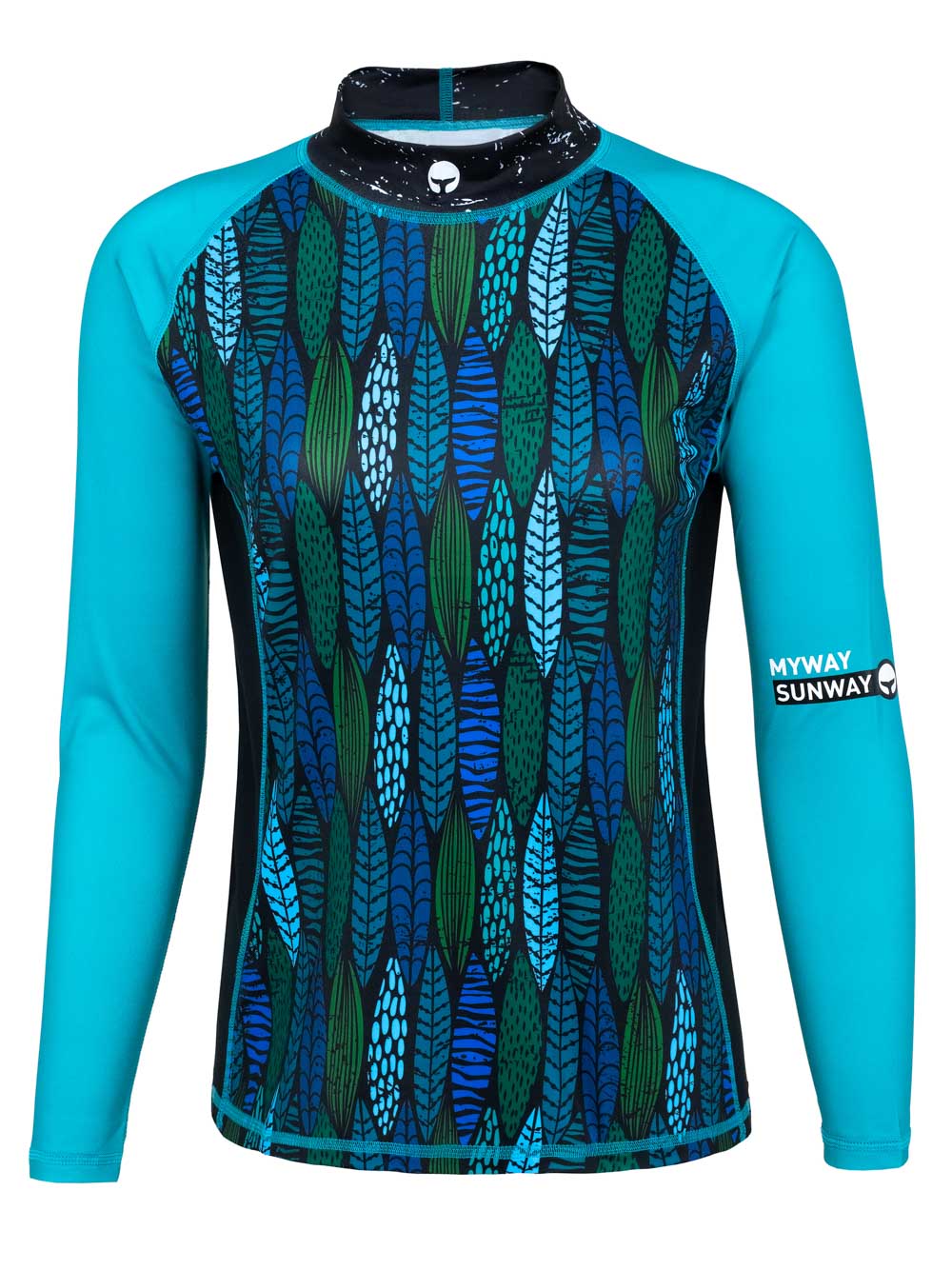 Women's Long Sleeves Rashguard UV Swim Shirt 032