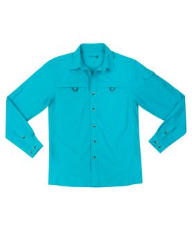 Men's Turquoise UV Outdoor Shirt